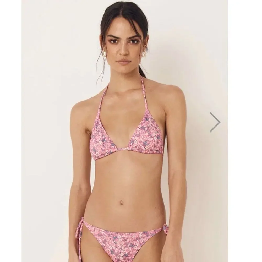 Spell & the Gypsy sz XS pink bikini top NWT - Picture 1 of 7